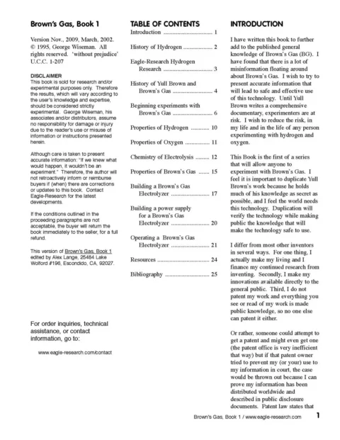 Brown's Gas: Book 1 - Image 2