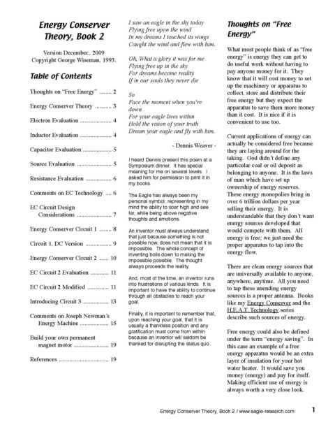 ENERGY CONSERVER THEORY, BOOK 2 - Image 2